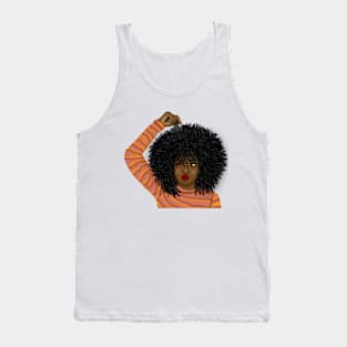 cute black girl digital art Tank Top